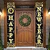 KatchOn, XtraLarge Happy New Year Door Banner - 72x12 Inch | Happy New Year Banner 2025 | New Years Eve Banners for New Years Eve Party Supplies 2025 | New Year Sign, Happy New Years Decorations 2025