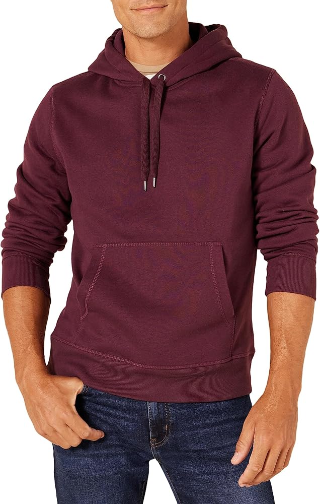 Amazon Essentials Men's Sweatshirt Hoodie, Big & Tall Options Available