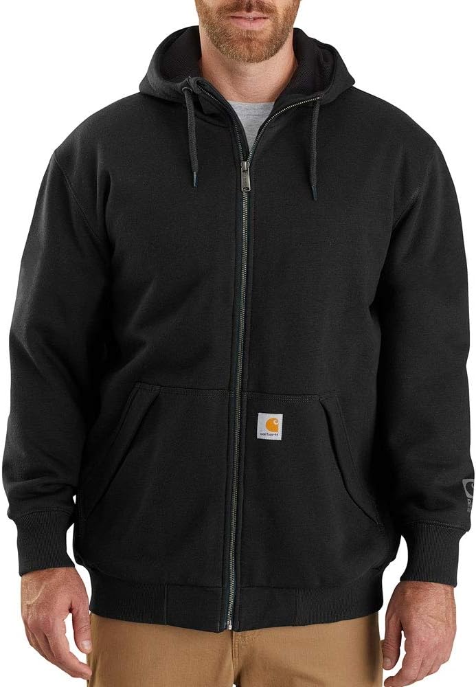 Carhartt Men's Rain Defender Loose Fit Midweight ThermalLined Full-Zip Sweatshirt